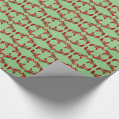 Dala Horse kerstinpakken papier (Hoek)