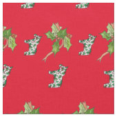 Dala Horse Kerstmis Stof (Close Up)
