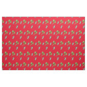 Dala Horse Kerstmis Stof (Fat Quarter)