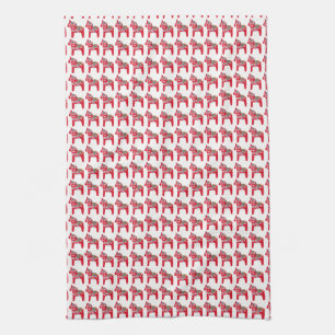 Dala Horse Kitchen Towel Theedoek