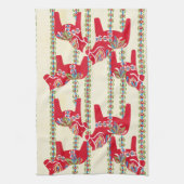Dala Horse Kitchen Towel Theedoek (Verticaal)