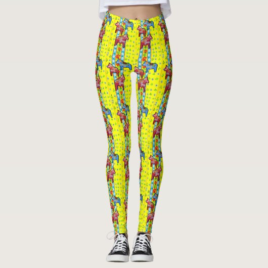 Dala Horse Leggings (Voorkant)