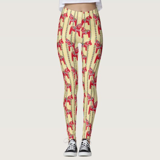 Dala Horse Leggings (Voorkant)