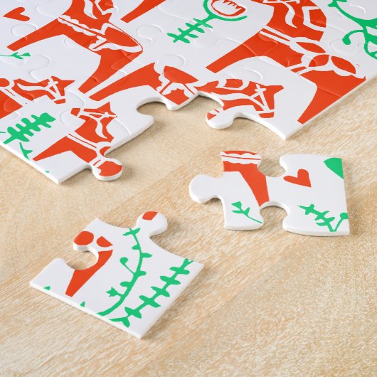 Dala Horse Legpuzzel (Zijkant)