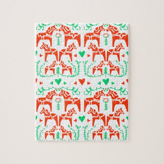 Dala Horse Legpuzzel (Verticaal)