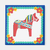 Dala Horse Magnet (Voorkant)