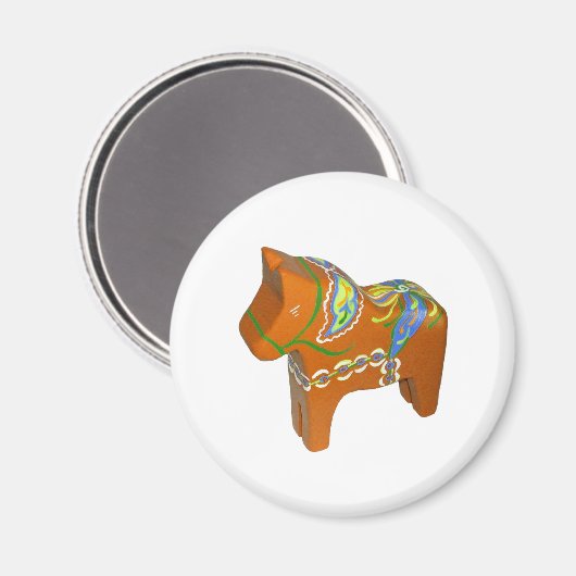 Dala Horse magnet (Voorkant / Achterkant)