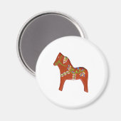 Dala Horse Magnet (Voorkant / Achterkant)