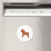 Dala Horse Magnet (Insitu (Vaatwasser))