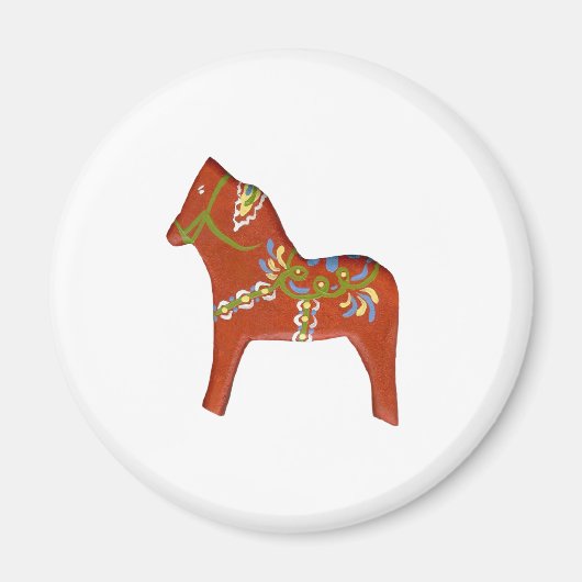 Dala Horse Magnet (Voorkant)