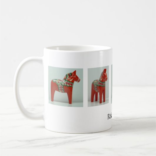 DALA HORSE mok - rood (Links)