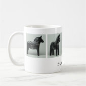 DALA HORSE mok - zwart (Links)
