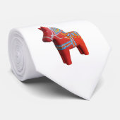 Dala Horse necktie Stropdas (Opgerold)