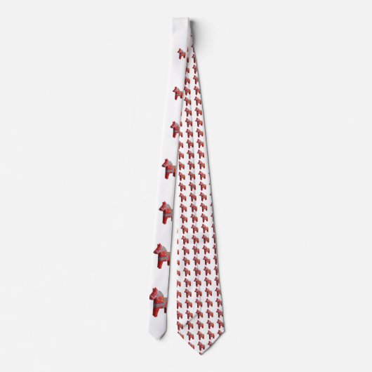 Dala Horse necktie Stropdas (Achterkant)