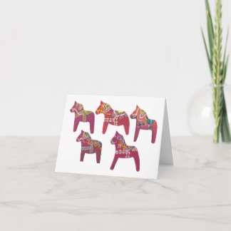 Dala Horse Notecard Kaart