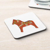 Dala Horse Onderzetter Set (Linkerzijde)