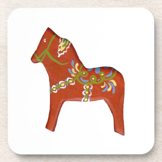 Dala Horse Onderzetter Set (Voorkant)