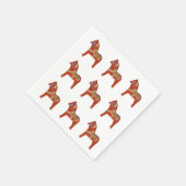 Dala Horse Paper Napkin Servetten (Hoek)