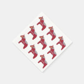 Dala Horse-papieren servetten (Hoek)