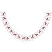 Dala Horse Party Bunting Vlaggetjes (Alle)