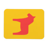 Dala Horse Photo Magnet Magneet (Horizontaal)