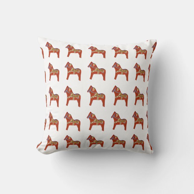 Dala Horse Pillow Kussen (Voorkant)