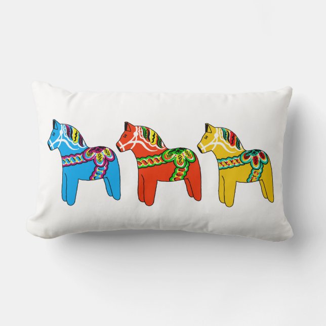 Dala Horse Pillow Kussen (Voorkant)