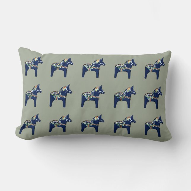 Dala Horse Pillow Kussen (Voorkant)