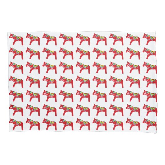 Dala Horse Pillowcase Kussensloop (Voorkant)