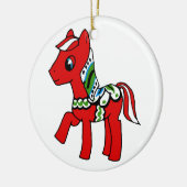 Dala Horse Pony Keramisch Ornament (Links)