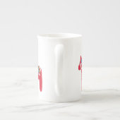 Dala Horse Porselein Kop (Achterkant)