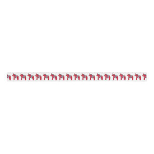 Dala Horse Ribbon Grosgrain Lint