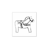 Dala Horse Rubber Stamp Rubberstempel (Afrduk)