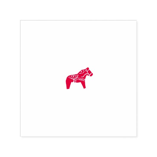 Dala Horse Self Inking Rubber Stamp Zelfinktende Stempel (Design)