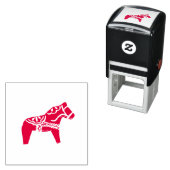 Dala Horse Self Inking Rubber Stamp Zelfinktende Stempel (In situ)