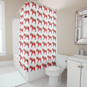 Dala Horse Shower Curtain Douchegordijn (In situ)