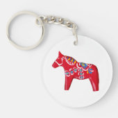 Dala Horse Sleutelhanger (Voorkant)