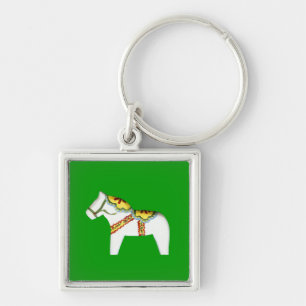 Dala Horse Sleutelhanger