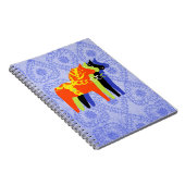 Dala Horse Spiral - Notitieboek (Rechterzijde)