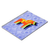Dala Horse Spiral - Notitieboek (Linkerzijde)