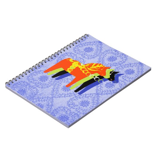 Dala Horse Spiral - Notitieboek (Linkerzijde)