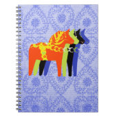 Dala Horse Spiral - Notitieboek (Voorkant)