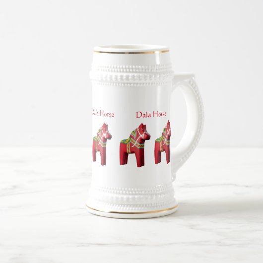 Dala Horse Stein Bierpul (Voorkant rechts)