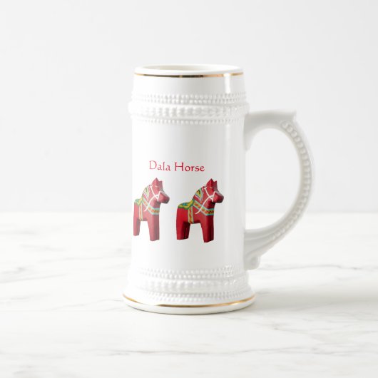 Dala Horse Stein Bierpul (Rechts)