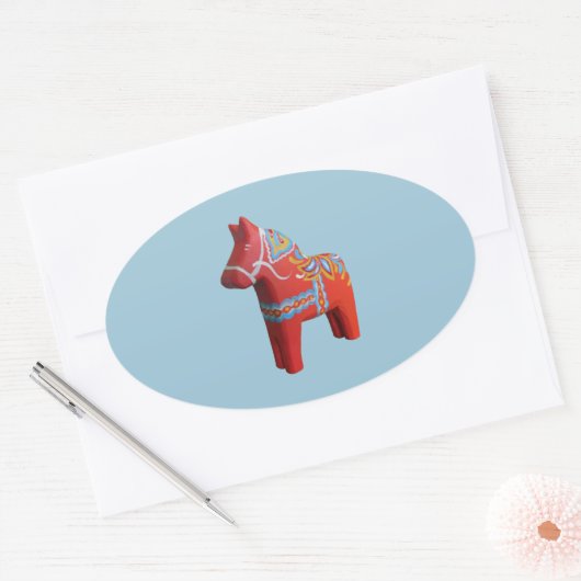 Dala Horse Sticker (Envelop)