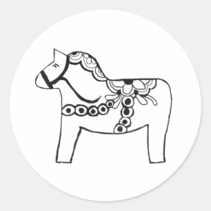 Dala Horse Sticker