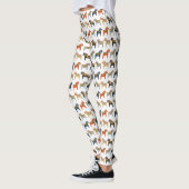 Dala Horse Swedish Folk Art Pattern Leggings (Links)