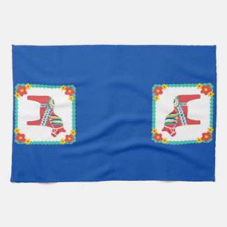 Dala Horse Swedish Kitchen Towel Theedoek