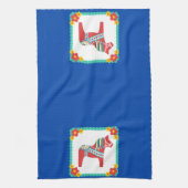 Dala Horse Swedish Kitchen Towel Theedoek (Verticaal)