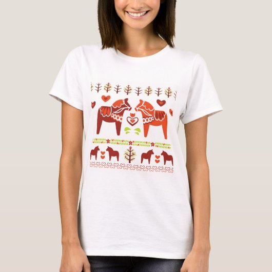 Dala Horse T-shirt (Voorkant)